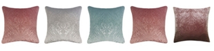 Edie@Home Embossed Velvet Decorative Pillow